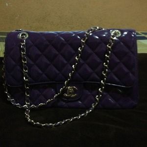 Purple shoulder bag