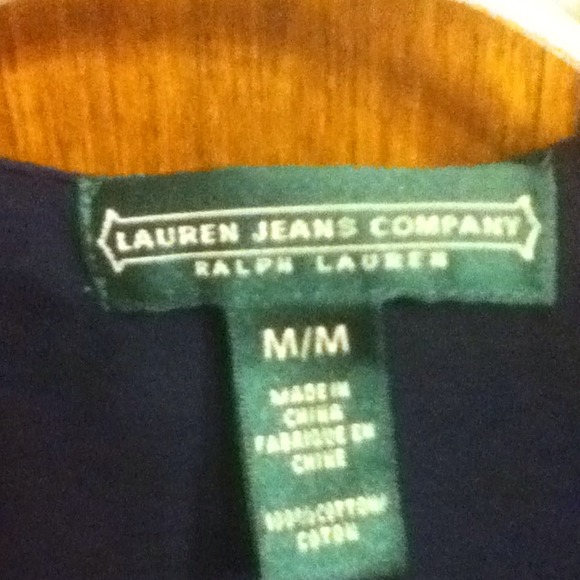 Blue ruffled from and neck