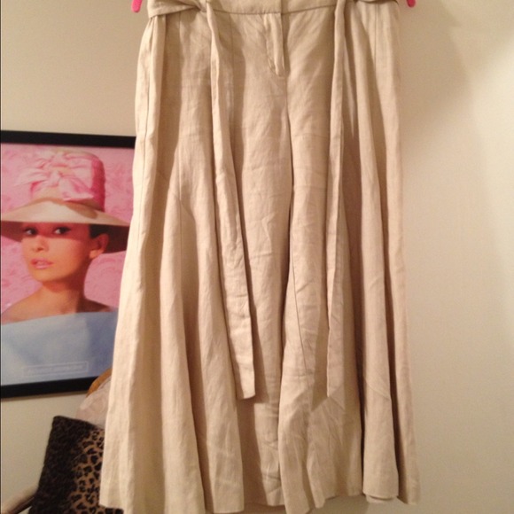 Linen palazo pants