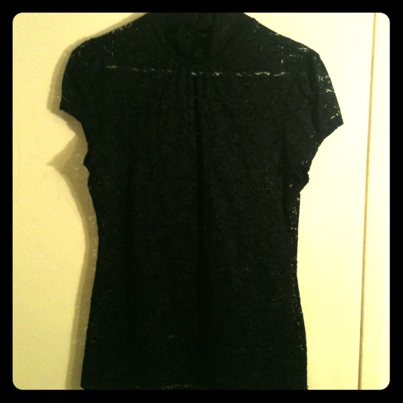 ⭐REDUCED NEW⭐ Sexy Express Lace Black Mockneck