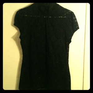 ⭐REDUCED NEW⭐ Sexy Express Lace Black Mockneck