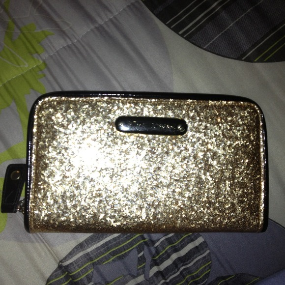 Gold Betsey Johnson wallet ! NWOT