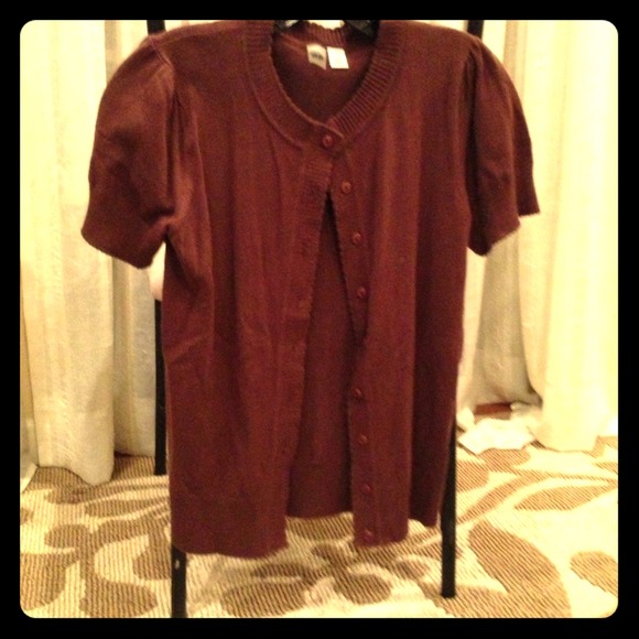 Brown cardigan