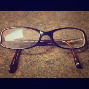 Cole Hahn Black Honey Brown Glasses Frames