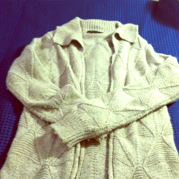 BCBG MAXAZRIA , long tan sweater
