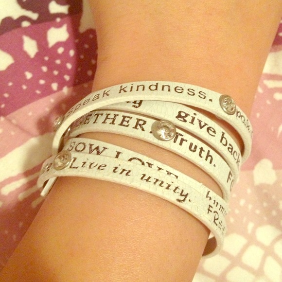 Humanity For All Leather Wrap Bracelet