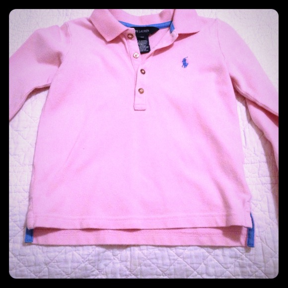 Children's long sleeve polo shirt 3t