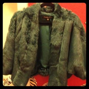 SZ SM Elizabeth and James rabbit cropped coat