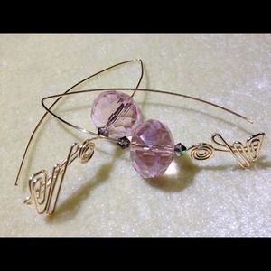 Zarcillos en cristal...