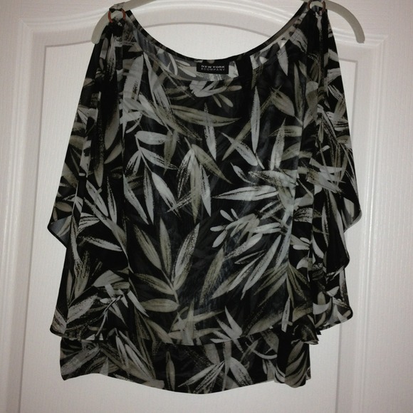 New York and Co sheer bamboo GIFTED TO @mica_craft