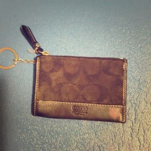 Coach keychain wallet