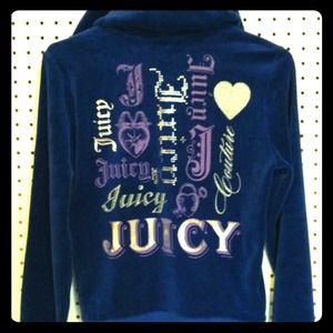Juicy couture fleece hoodie long sleeve