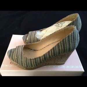 Report Open Toe Lexi Wedge