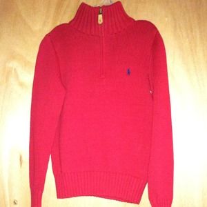 Red Polo Sweater