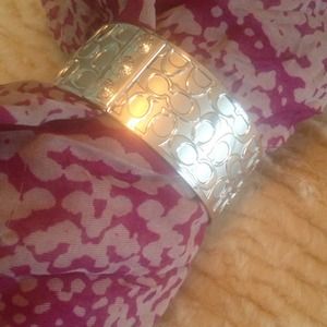 REDUCED!!!!!    Authentic Silver Coach Bracelet