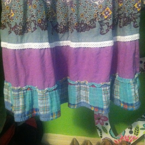 Patterned Summer Dress - Picture 3 of 3