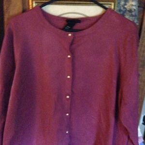 Pearl button down sweater