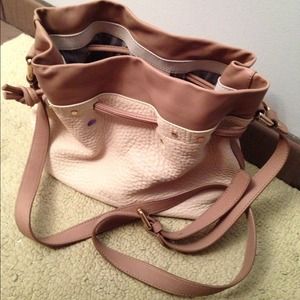 Cole Haan beige/taupe leather purse