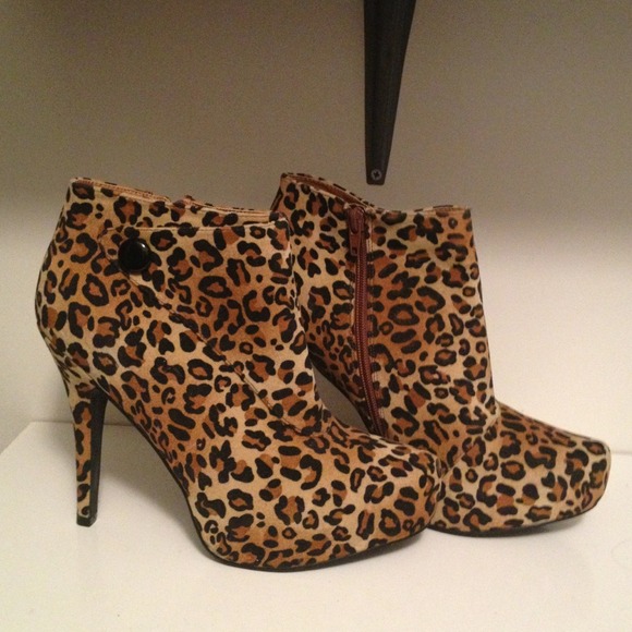 Leopard Booties
