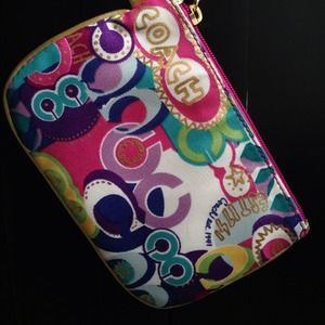 COACH bright colored wrislet