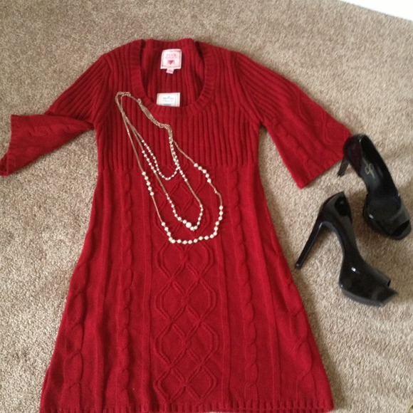 Pink Republic Sweater Dress