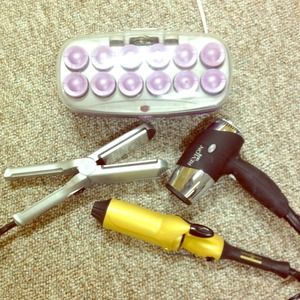 Hot Curlers, Curling Iron, Flat Iron & Hair Dryer