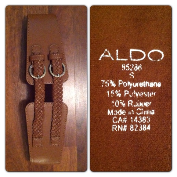 🔖SOLD! NWOT - Aldo Camel Belt, Sz S - Picture 3 of 3