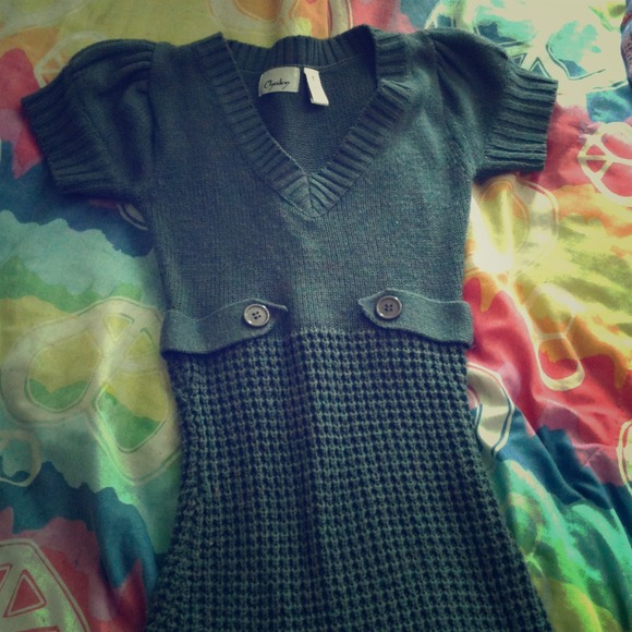 Grey Sweater Dress