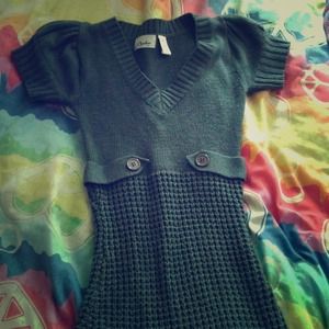 Grey Sweater Dress