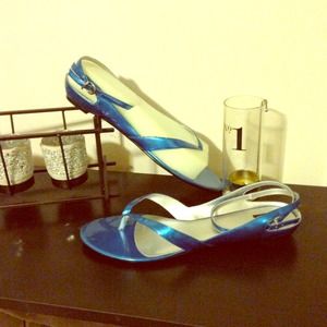 🆕Metallic blue summer sandal