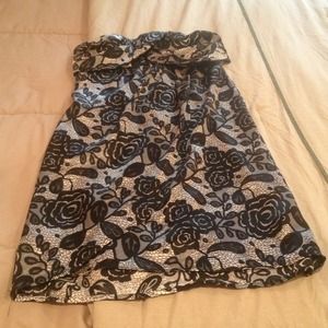 🚫Sold🚫Sweetheart Black and Cream Dress