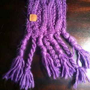 Knit Scarf with Hood