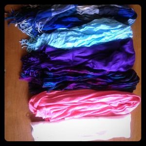 Set of 6 scarves! Excellent condition! CASHMERE!!