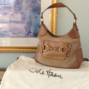 Cole Haan Suede and Leather Purse