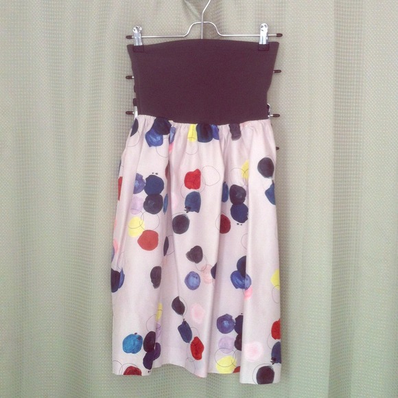 Strapless summer dress