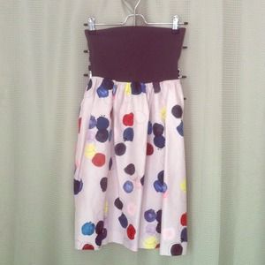 Strapless summer dress