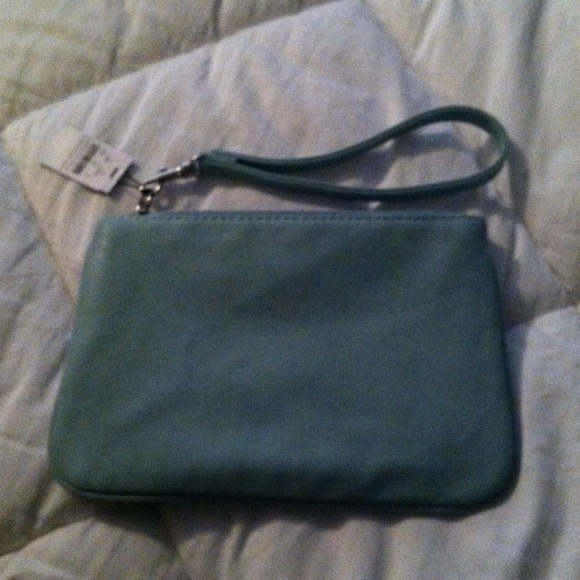 Express mint green wristlet. - Picture 2 of 2
