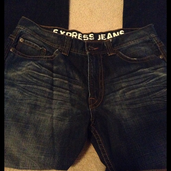 ⛔Sold⛔⬇Reduced⬇Express Men's Jeans 34 X 32 - Picture 3 of 4