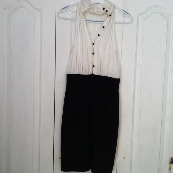 Black and white dress