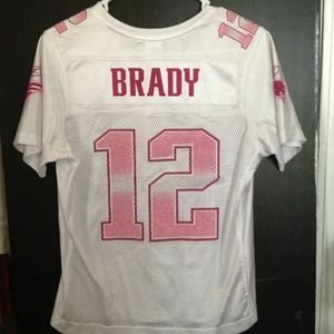 Official Patriots #12 Jersey in pink.!