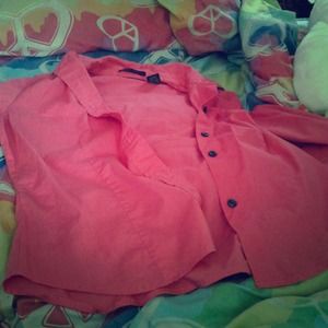 New York and Company pink blouse