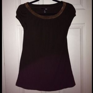 H&M Brown sequined top