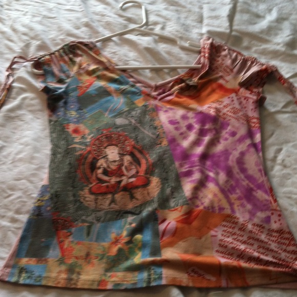 ☀Reduced☀ Pink shirt with picture detail