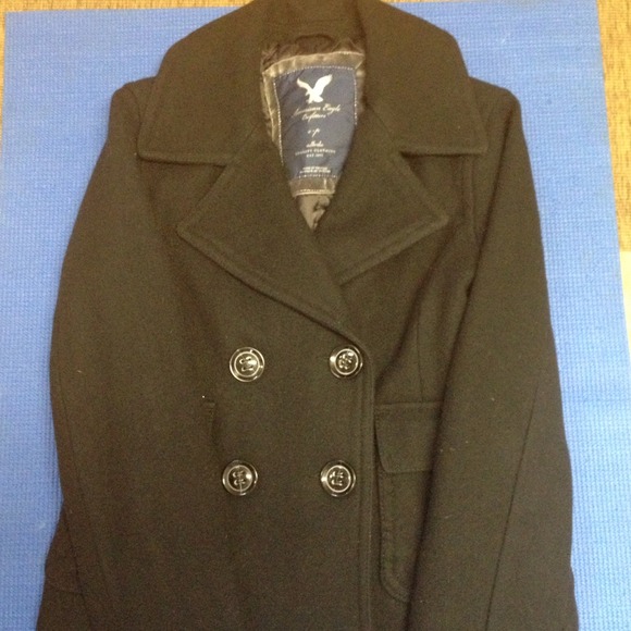 Black Peacoat (waist level)