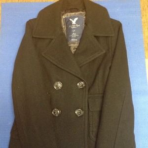 Black Peacoat (waist level)