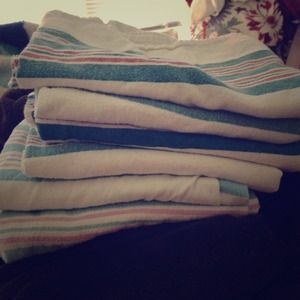 6 receiving blankets