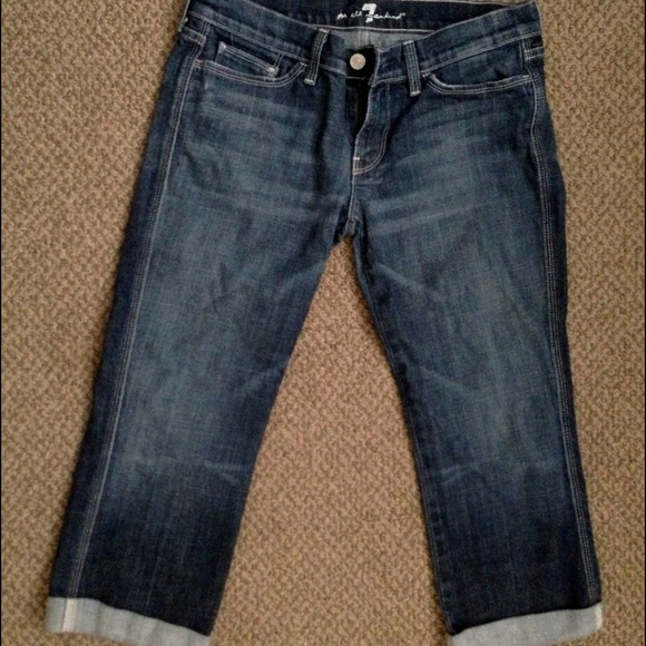 7 For All Mankind Cropped Jeans