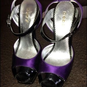 ❌Sold❌BEBE black purple shoes