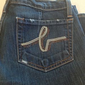 Bebe butt lifter jeans size 30 boot cut