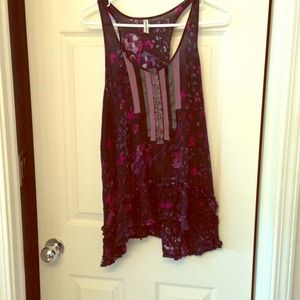 Free people floral tunic